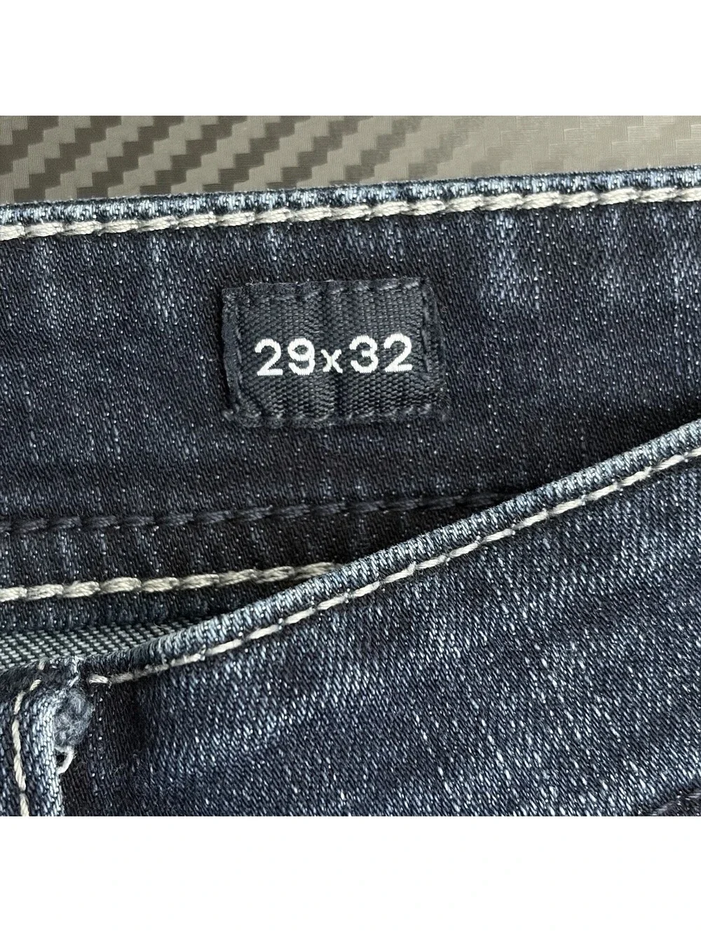 BKE Men’s 29x32 Jake Regular fit bootcut Stretch Jeans Dark Wash Cool & Dry
